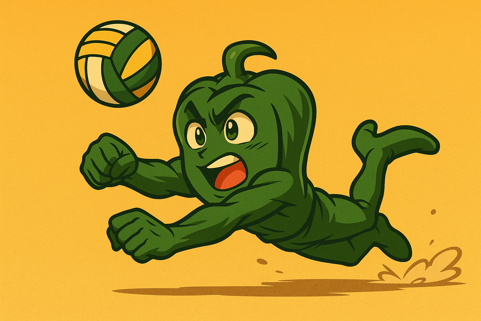 Poblano Open mascot