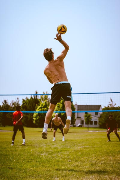 volleyball action photo