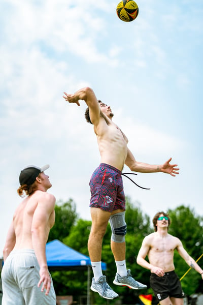 volleyball action photo