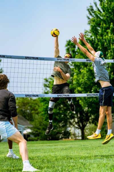volleyball action photo