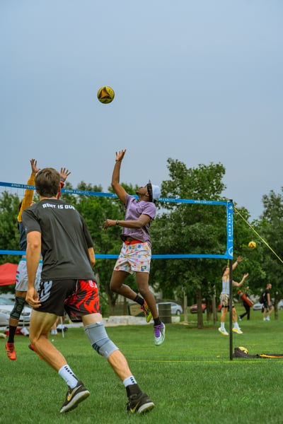 volleyball action photo