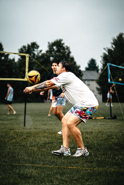 volleyball action photo