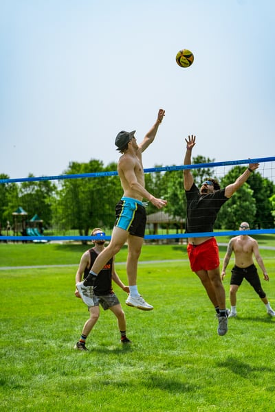 volleyball action photo