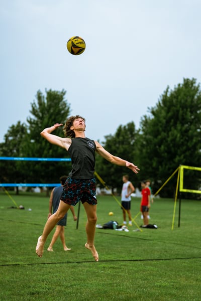 volleyball action photo