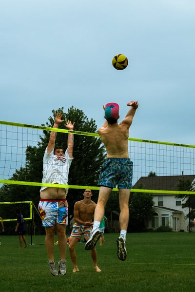 volleyball action photo