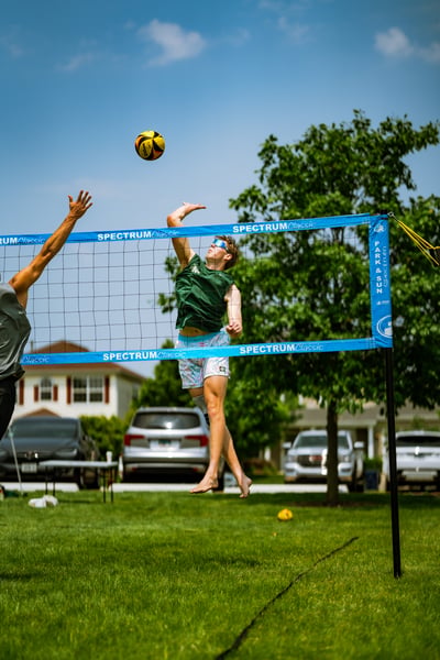 volleyball action photo