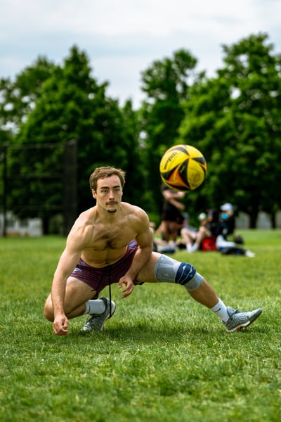 volleyball action photo