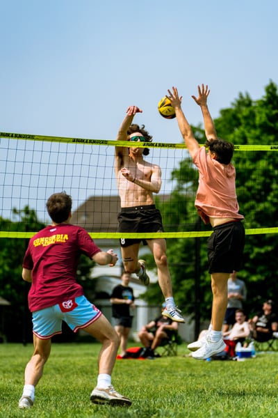 volleyball action photo