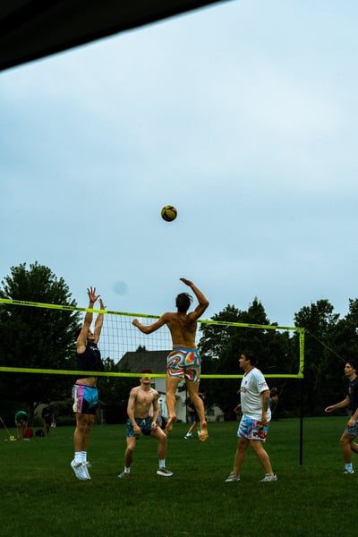 volleyball action photo