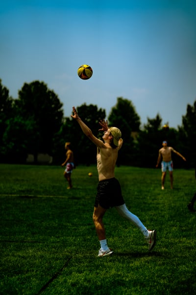 volleyball action photo