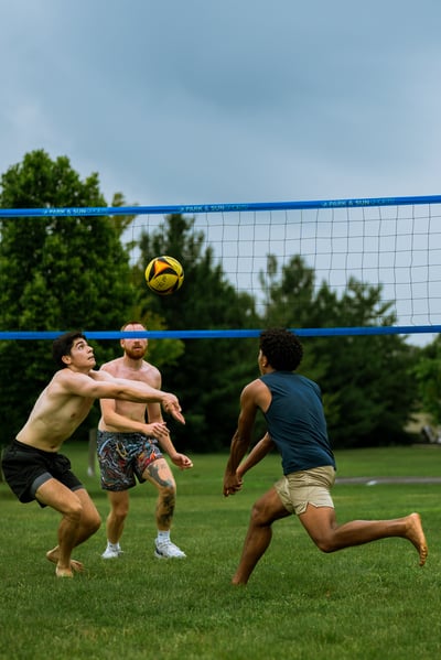 volleyball action photo