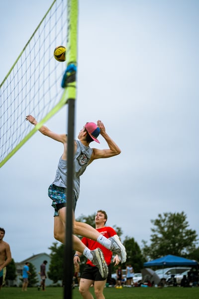 volleyball action photo