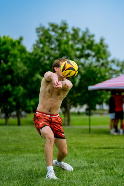 volleyball action photo
