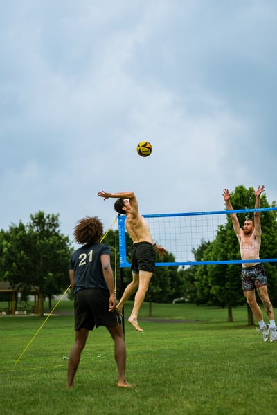 volleyball action photo