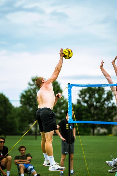 volleyball action photo