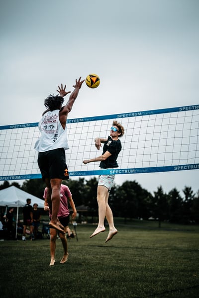 volleyball action photo