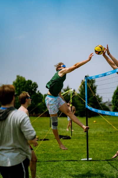 volleyball action photo