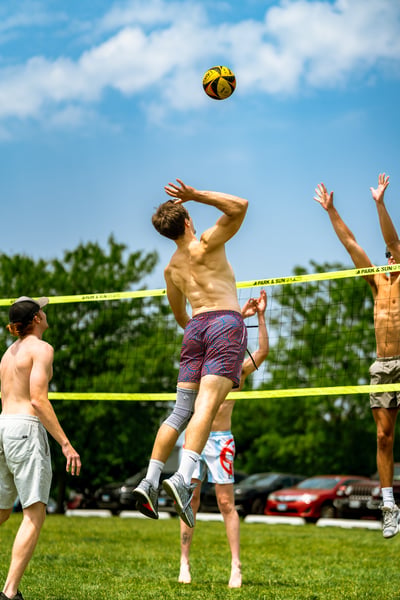 volleyball action photo
