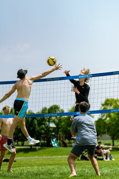 volleyball action photo