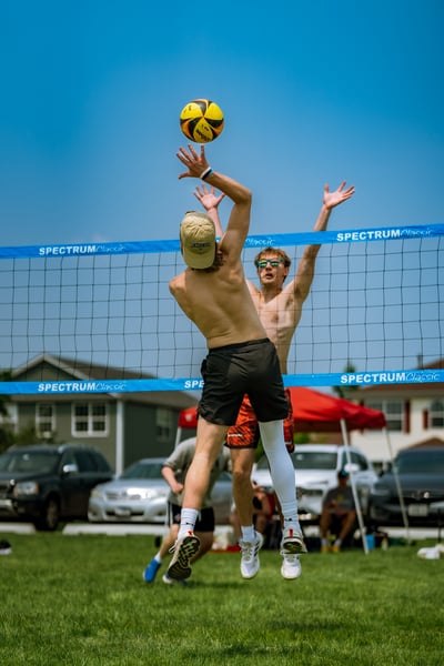 volleyball action photo