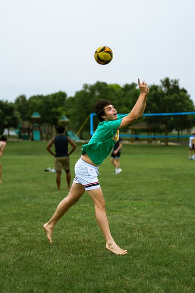 volleyball action photo