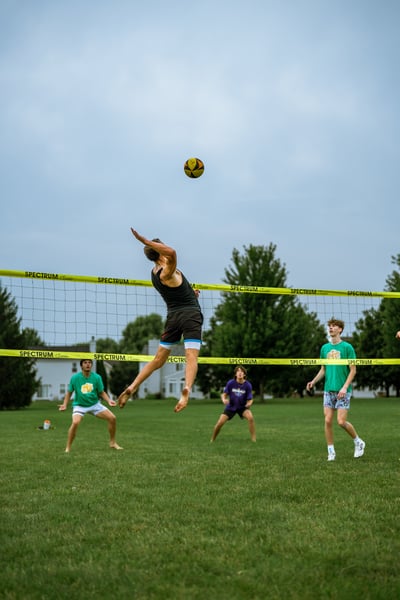 volleyball action photo