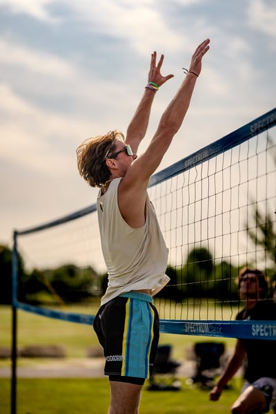 volleyball action photo