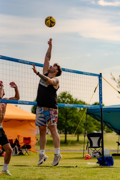volleyball action photo