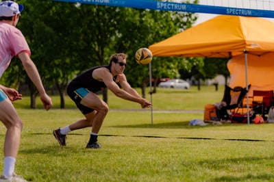 volleyball action photo