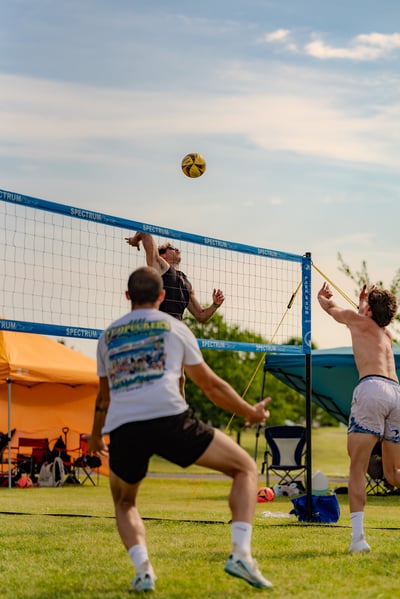 volleyball action photo