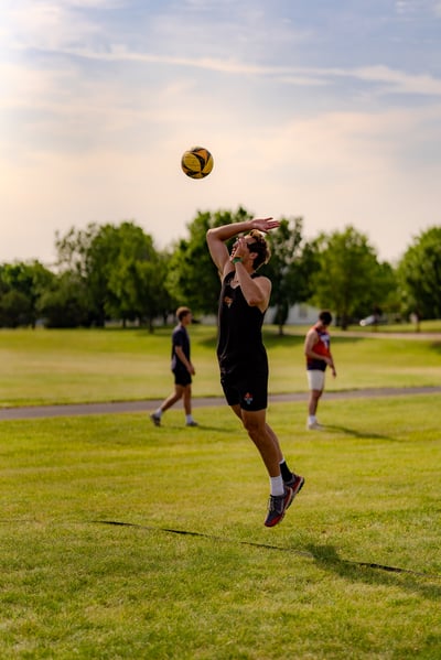 volleyball action photo