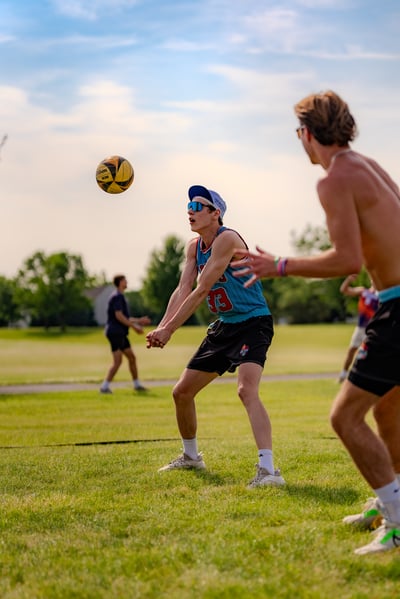 volleyball action photo
