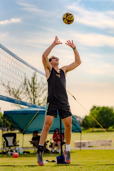 volleyball action photo