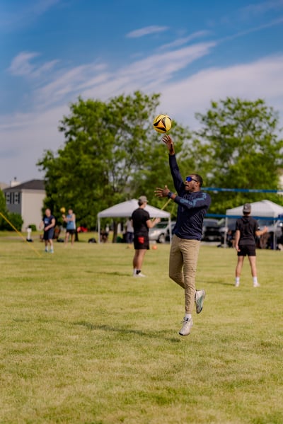 volleyball action photo
