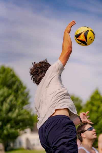 volleyball action photo