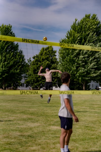 volleyball action photo