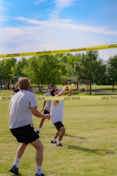 volleyball action photo