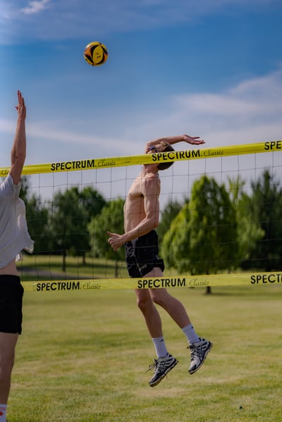 volleyball action photo