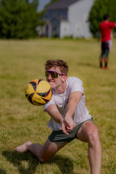 volleyball action photo