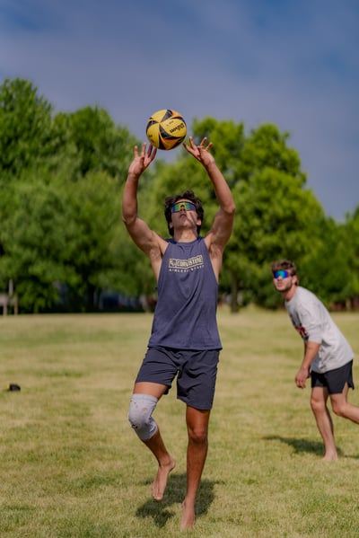 volleyball action photo