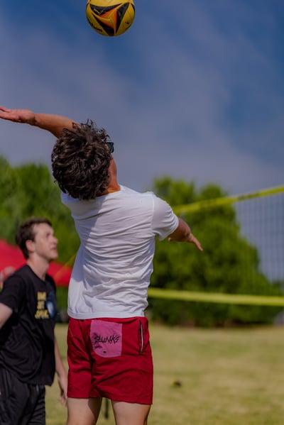volleyball action photo