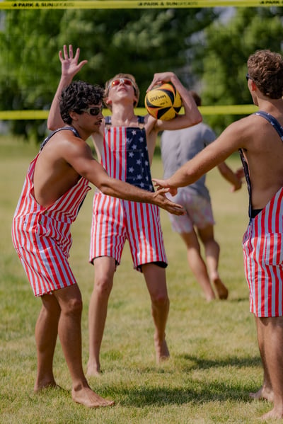 volleyball action photo