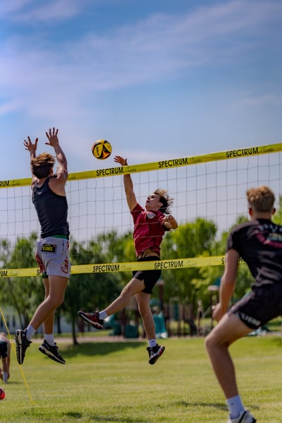 volleyball action photo