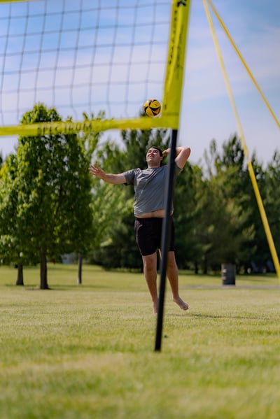 volleyball action photo