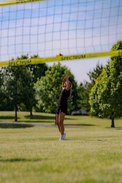volleyball action photo