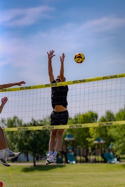 volleyball action photo