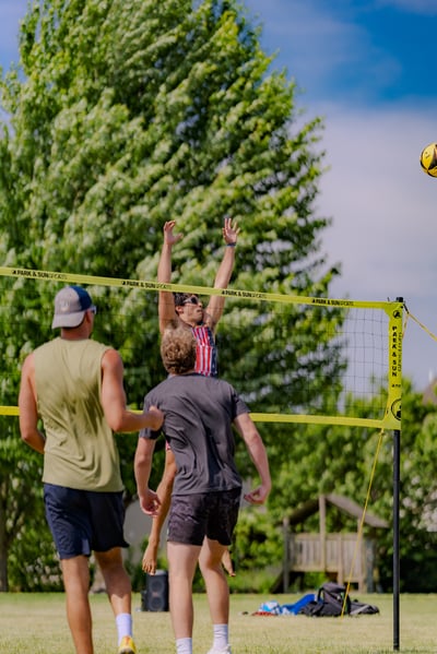 volleyball action photo