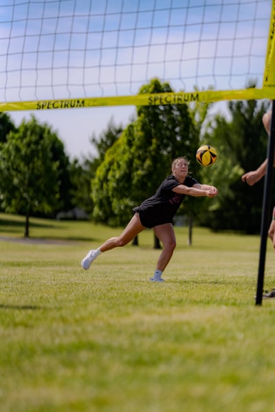 volleyball action photo
