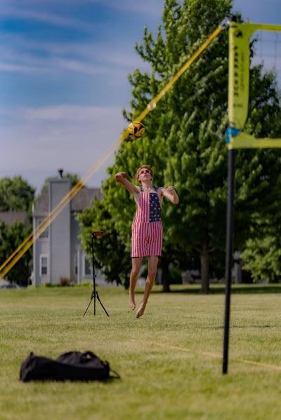volleyball action photo
