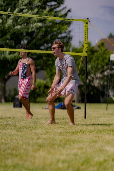 volleyball action photo